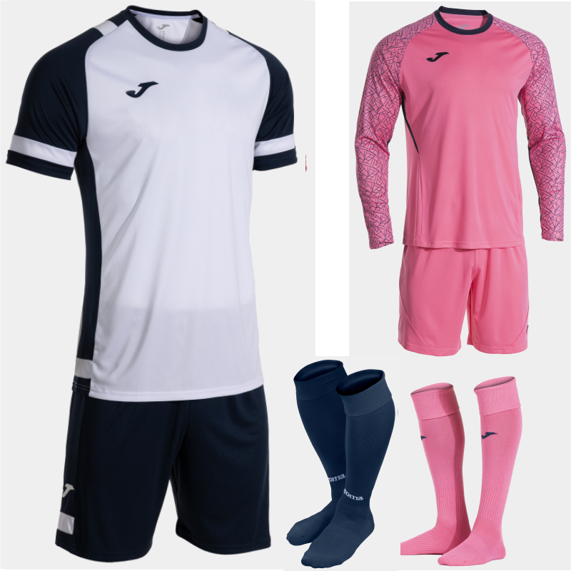 JOMA LIDER KIT BUNDLE WHITE DARK NAVY