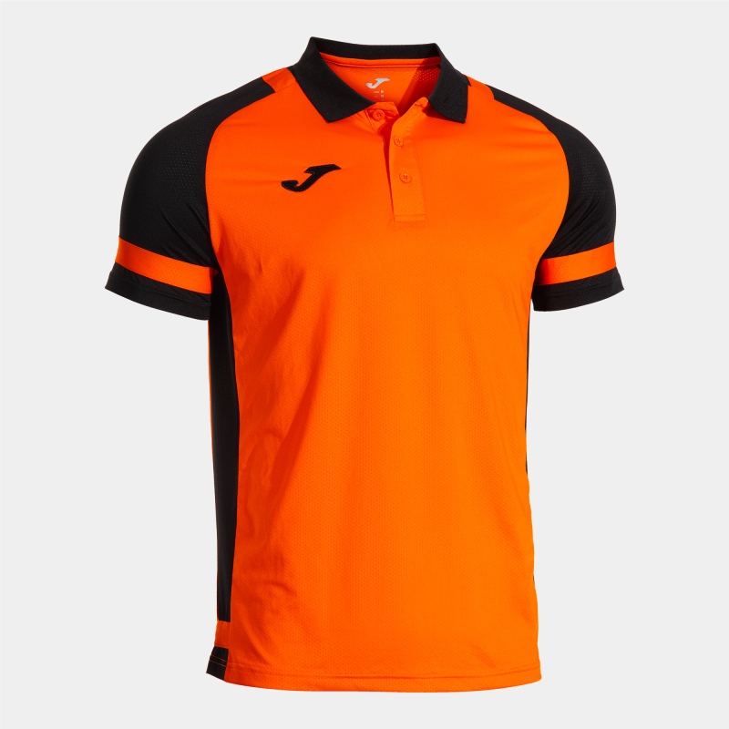 JOMA LIDER POLO SHIRT ORANGE BLACK