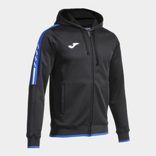 Load image into Gallery viewer, JOMA OLIMPIADA HOODIE JACKET BLACK ROYAL
