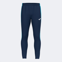 Load image into Gallery viewer, JOMA OLIMPIADA LONG PANTS DARK NAVY TURQUOISE FLUOR

