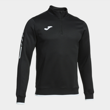 Load image into Gallery viewer, JOMA OLIMPIADA SWEATSHIRT HALF ZIP BLACK
