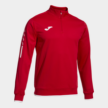 Load image into Gallery viewer, JOMA OLIMPIADA SWEATSHIRT HALF ZIP RED
