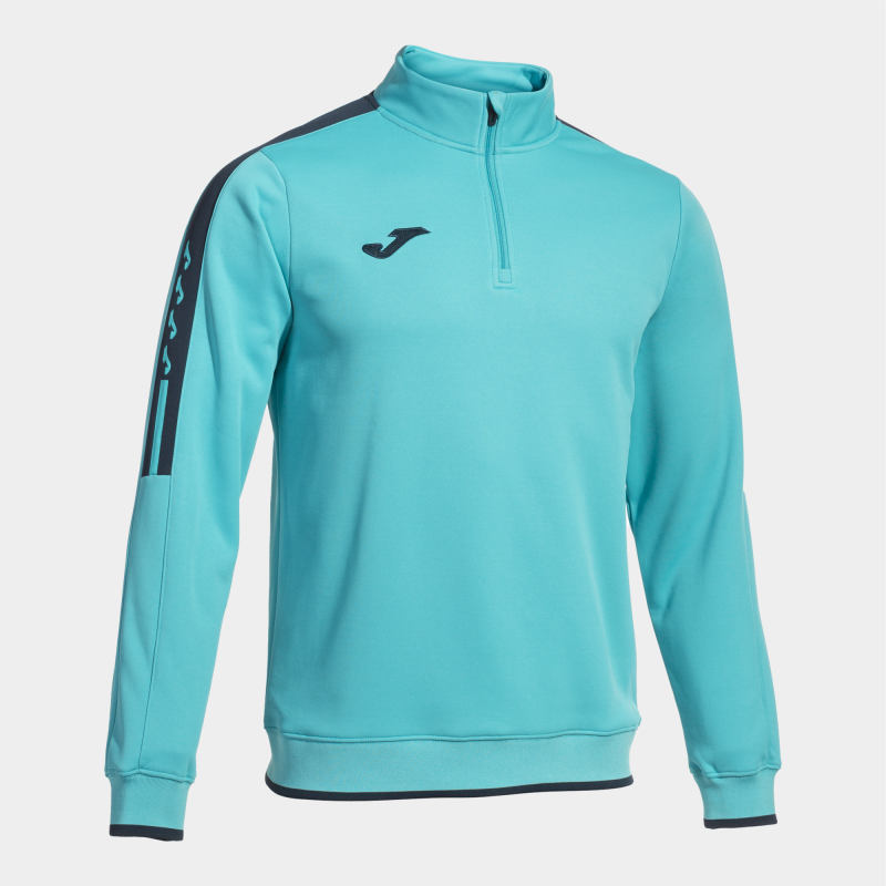 JOMA OLIMPIADA SWEATSHIRT HALF ZIP TURQUOISE FLUOR DARK NAVY