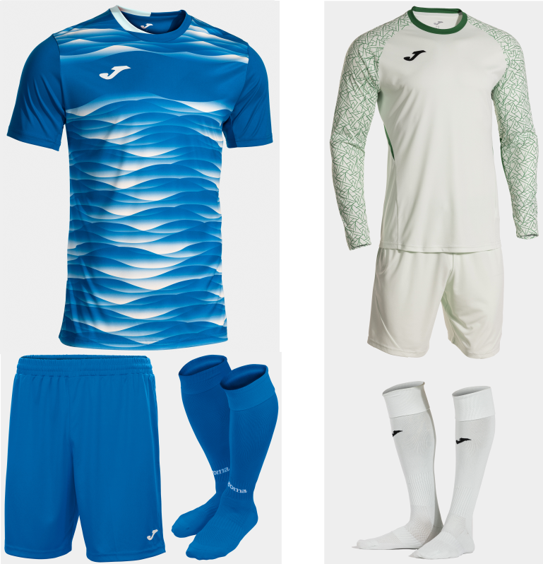 JOMA TIGER VII KIT BUNDLE ROYAL WHITE
