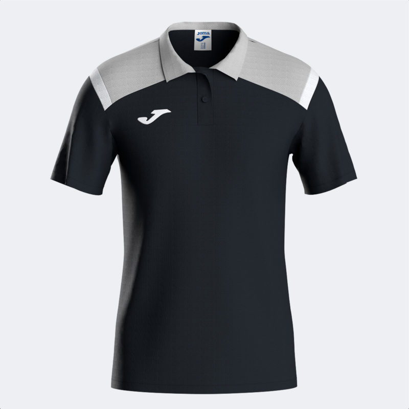 JOMA TOLEDO POLO BLACK MEDIUM GREY