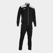 Load image into Gallery viewer, JOMA TOLEDO TRACKSUIT BLACK MEDIUM GREY
