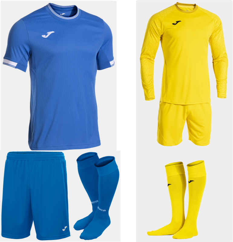 JOMA TOLETUM VI KIT BUNDLE ROYAL WHITE