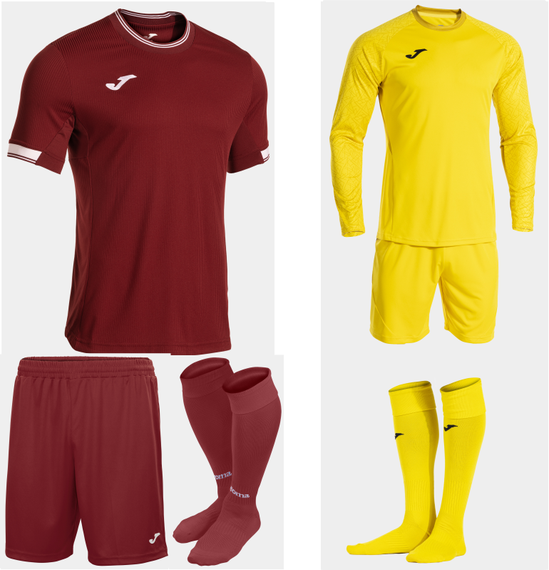 JOMA TOLETUM VI KIT BUNDLE RUBY WHITE