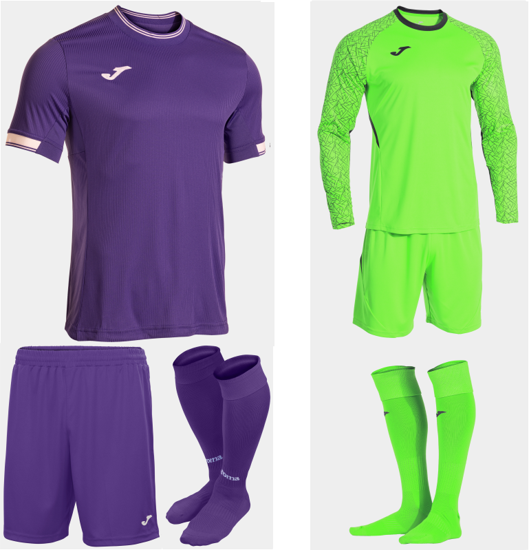 JOMA TOLETUM VI KIT BUNDLE VIOLET WHITE