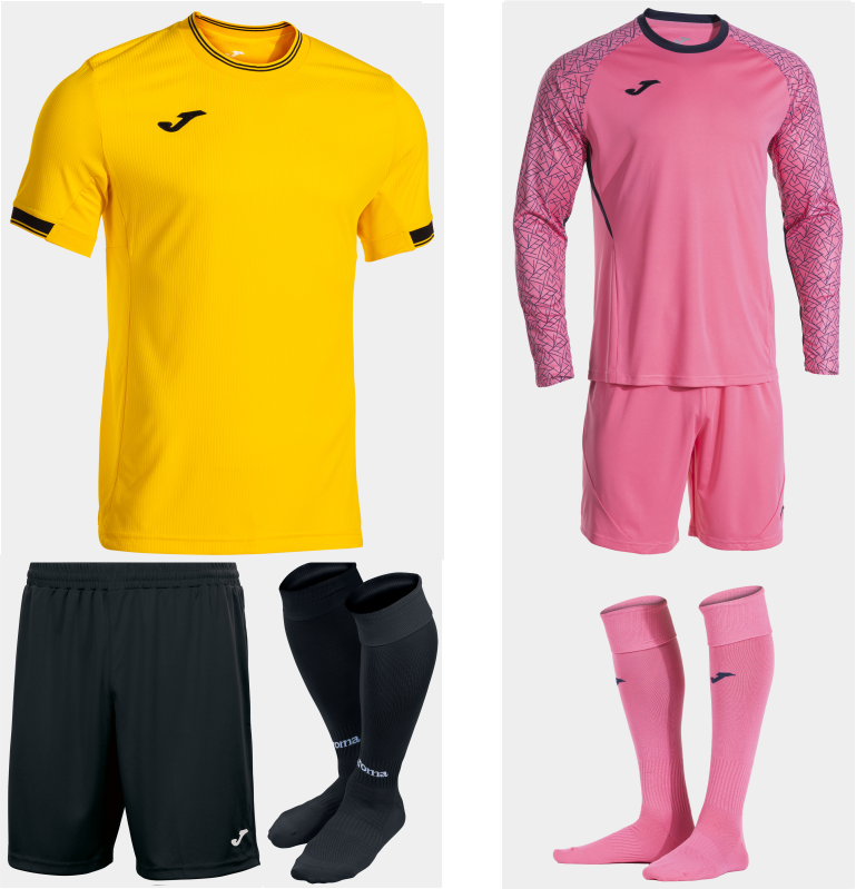 JOMA TOLETUM VI KIT BUNDLE YELLOW BLACK