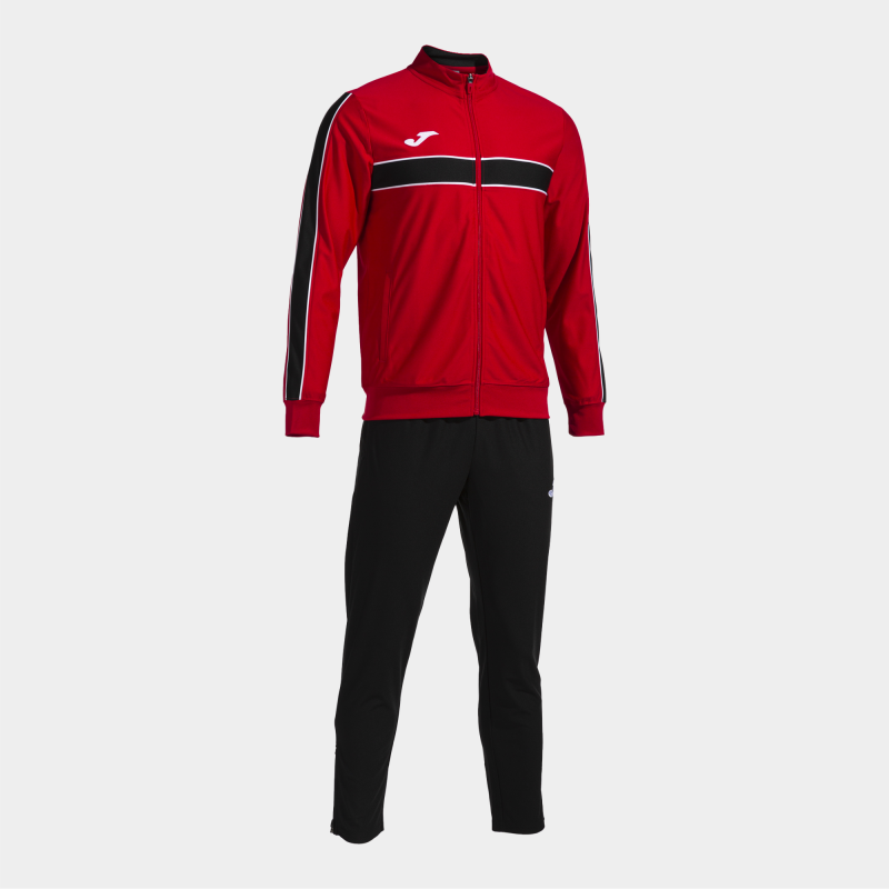 JOMA VICTORY TRACKSUIT RED BLACK