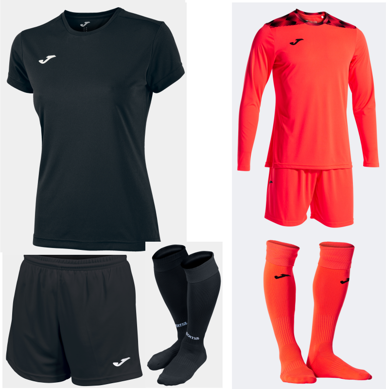 JOMA WOMENS COMBI KIT BUNDLE BLACK