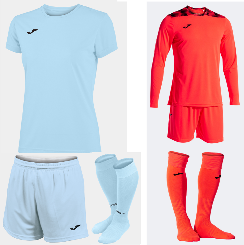 JOMA WOMENS COMBI KIT BUNDLE SKY
