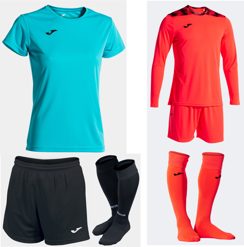 JOMA WOMENS COMBI KIT BUNDLE TURQUOISE FLUOR