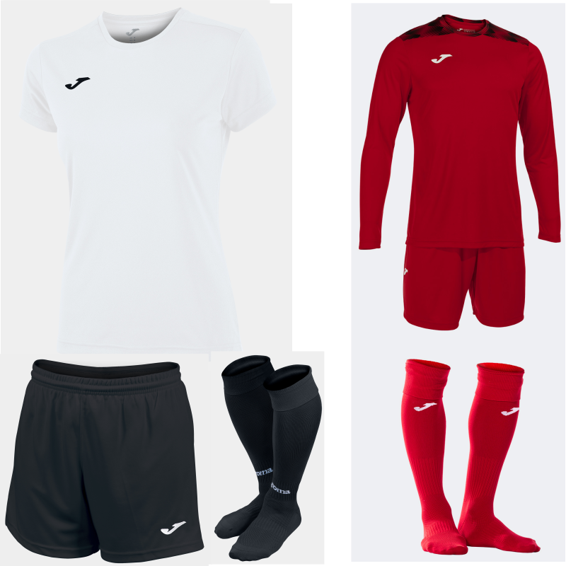 JOMA WOMENS COMBI KIT BUNDLE WHITE