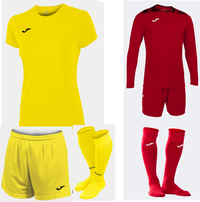 JOMA WOMENS COMBI KIT BUNDLE YELLOW