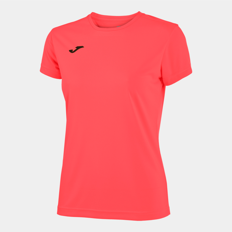 JOMA WOMENS COMBI T-SHIRT DARK ORANGE FLUOR
