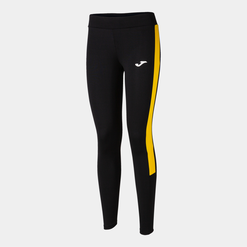 JOMA WOMENS ECO CHAMPIONSHIP LONG PANT BLACK YELLOW