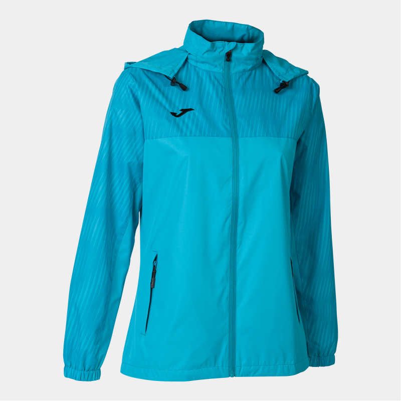 JOMA WOMENS MONTREAL RAINJACKET TURQUOISE FLUOR