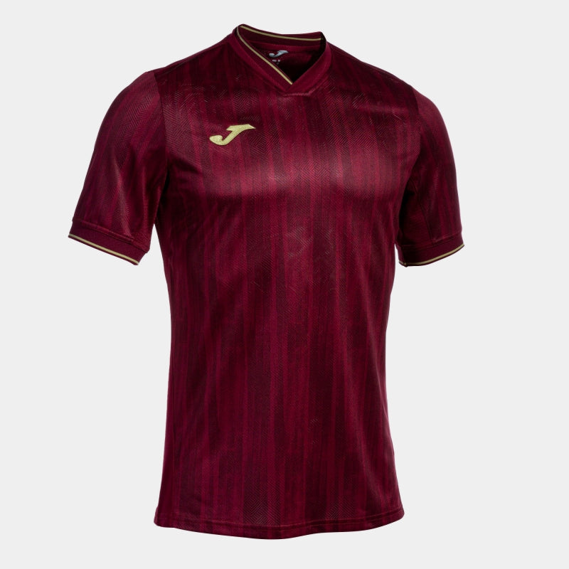 Joma Gold VI SS Jersey Ruby/Gold