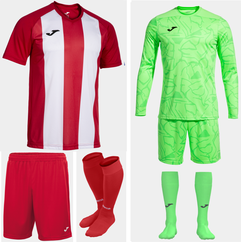 JOMA INTER IV RED WHITE KIT BUNDLE
