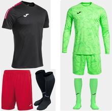 Load image into Gallery viewer, Joma Olimpiada Kit Bundle Black Red
