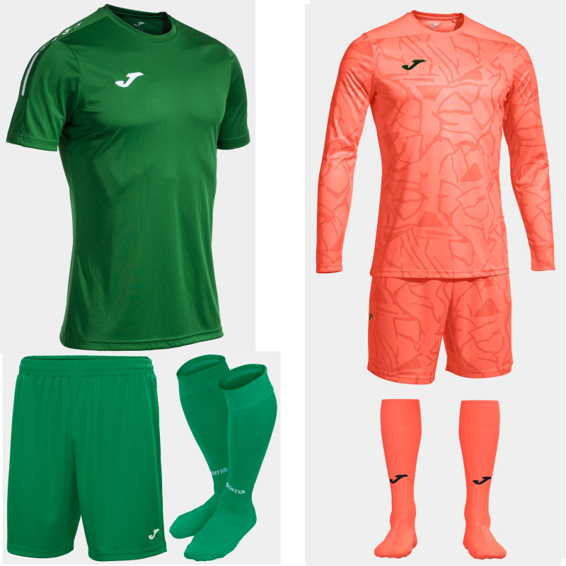 Joma Olimpiada Kit Bundle Green Medium