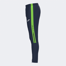 Load image into Gallery viewer, JOMA OLIMPIADA LONG PANTS BLACK FLUOR GREEN
