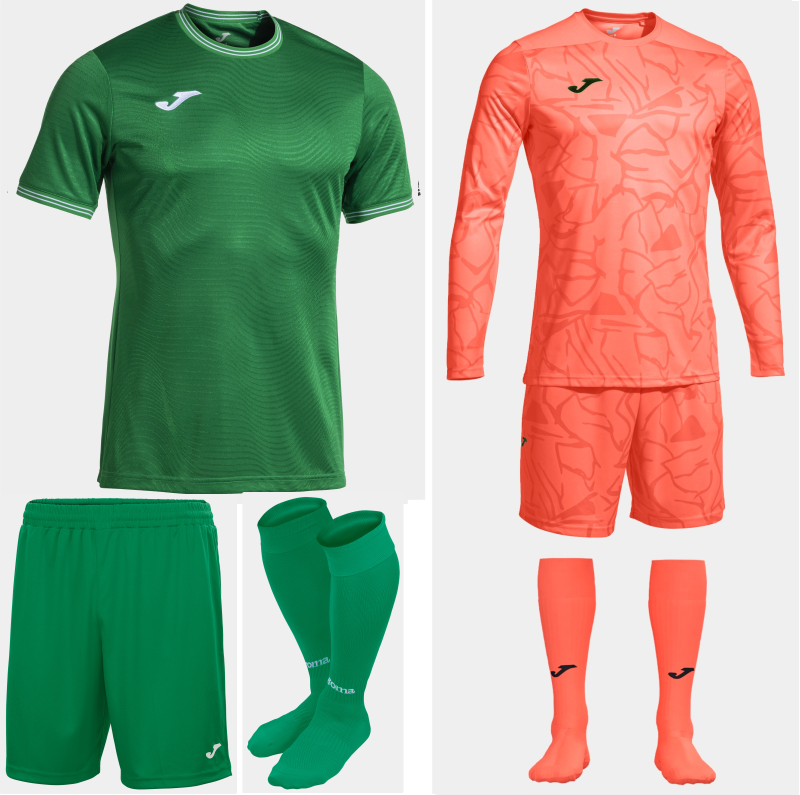 Joma Toletum V SS Kit Bundle Green Medium