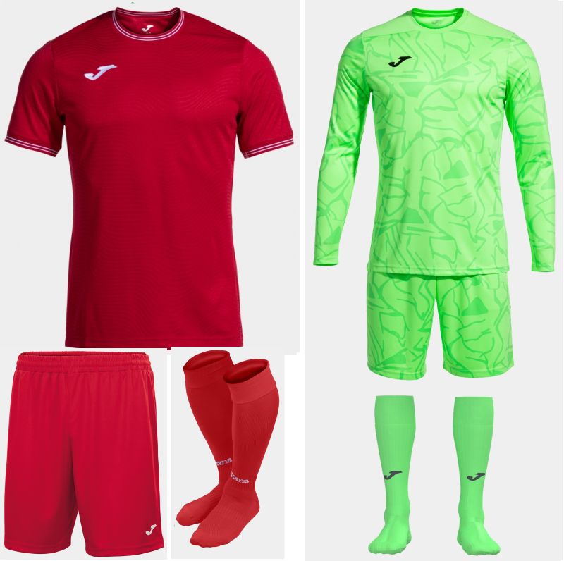 Joma Toletum V SS Kit Bundle Red