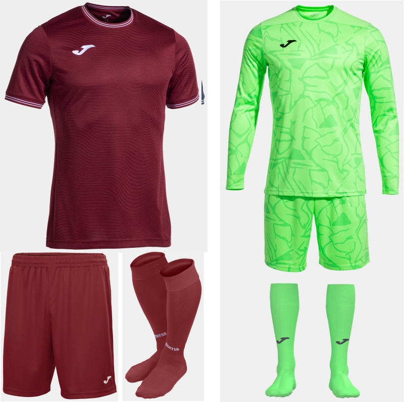 Joma Toletum V SS Kit Bundle Ruby