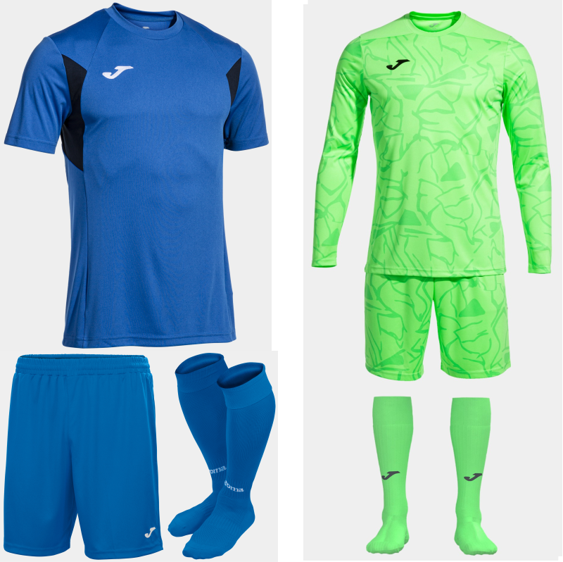 Joma Winner III SS Kit Bundle Royal Dark Navy
