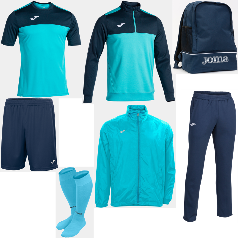JOMA WINNER TRAINING BUNDLE TURQUOISE NAVY