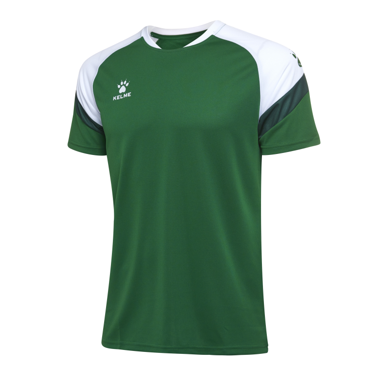 KELME TRITON T-SHIRT S/S JERSEY GREEN WHITE