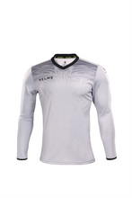 Load image into Gallery viewer, KELME ZAMORA GOALKEEPER L/S JERSEY SHORT SET LIGHT GREY BLACK
