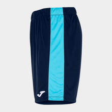 Load image into Gallery viewer, JOMA MAXI SHORTS DARK NAVY/FLUOR TURQUOISE

