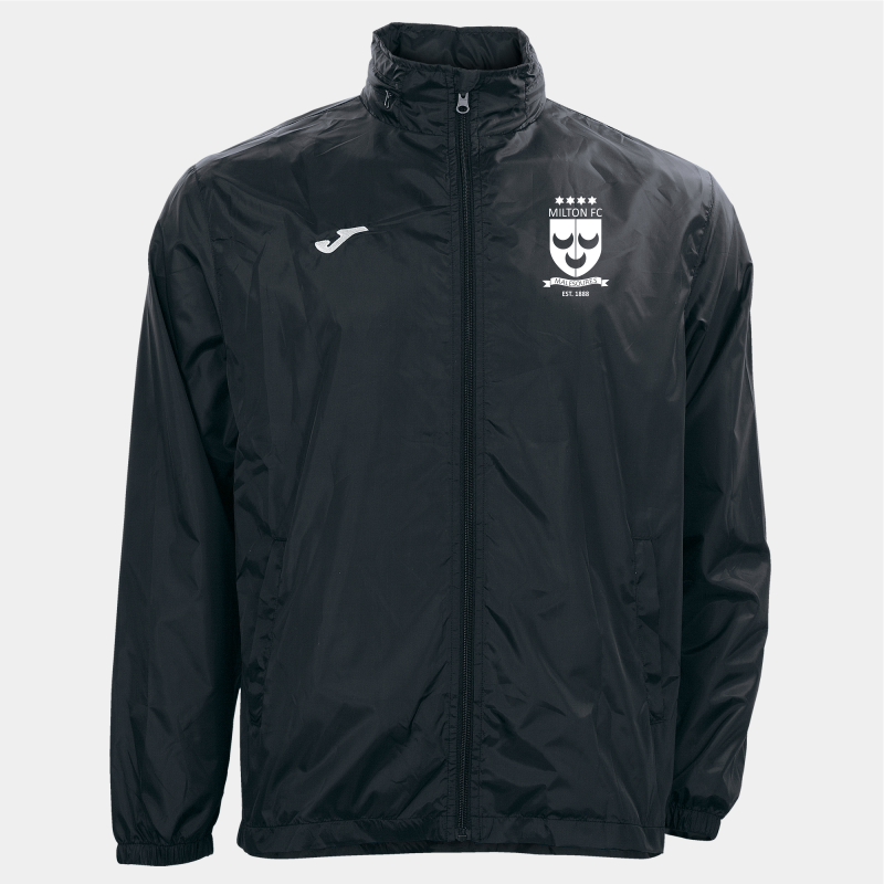 Milton FC Rain Jacket Black