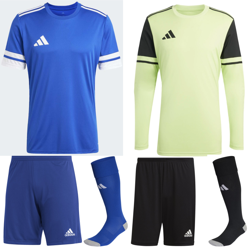 ADIDAS SQUADRA 25 KIT BUNDLE TEAM ROYAL BLUE WHITE
