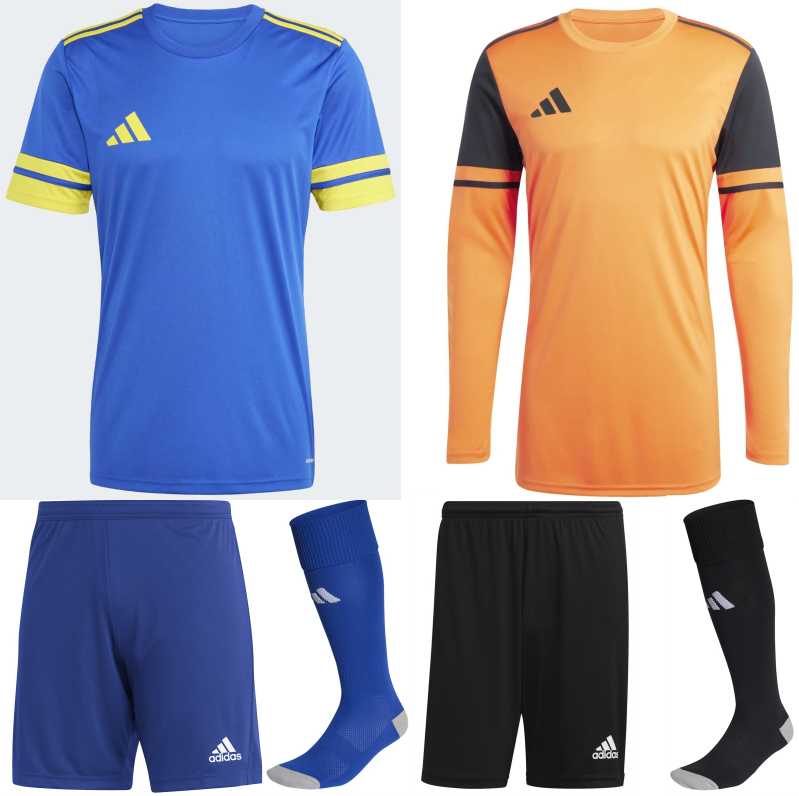 ADIDAS SQUADRA 25 KIT BUNDLE TEAM ROYAL BLUE TEAM YELLOW