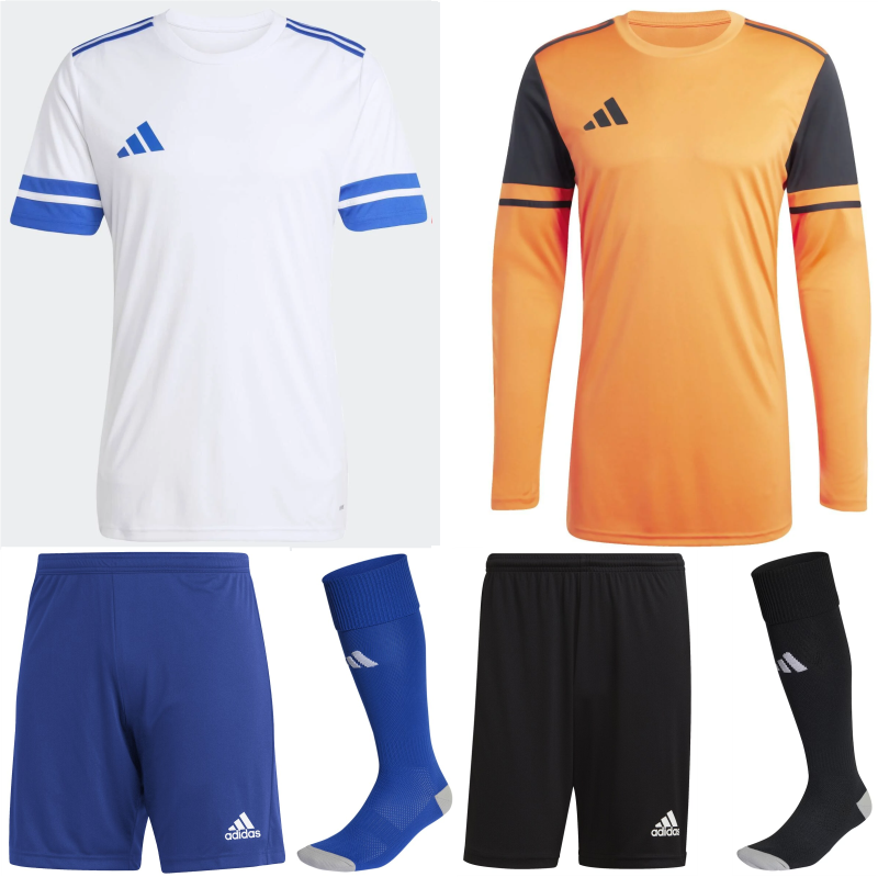 ADIDAS SQUADRA 25 KIT BUNDLE WHITE TEAM ROYAL BLUE