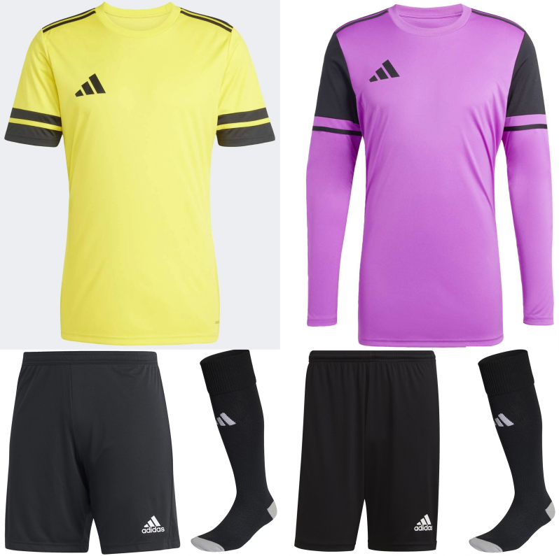 ADIDAS SQUADRA 25 KIT BUNDLE TEAM YELLOW BLACK