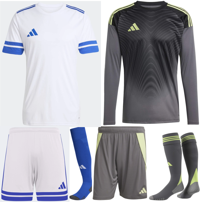 ADIDAS SQUADRA 25 PREMIUM KIT BUNDLE WHITE TEAM ROYAL BLUE