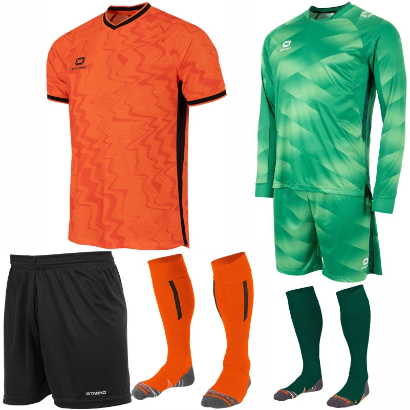 Stanno Wave SS Kit Bundle Orange/Black