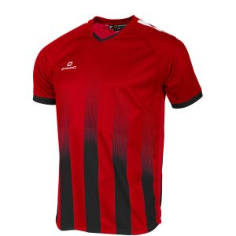 STANNO VIVID SS JERSEY RED BLACK
