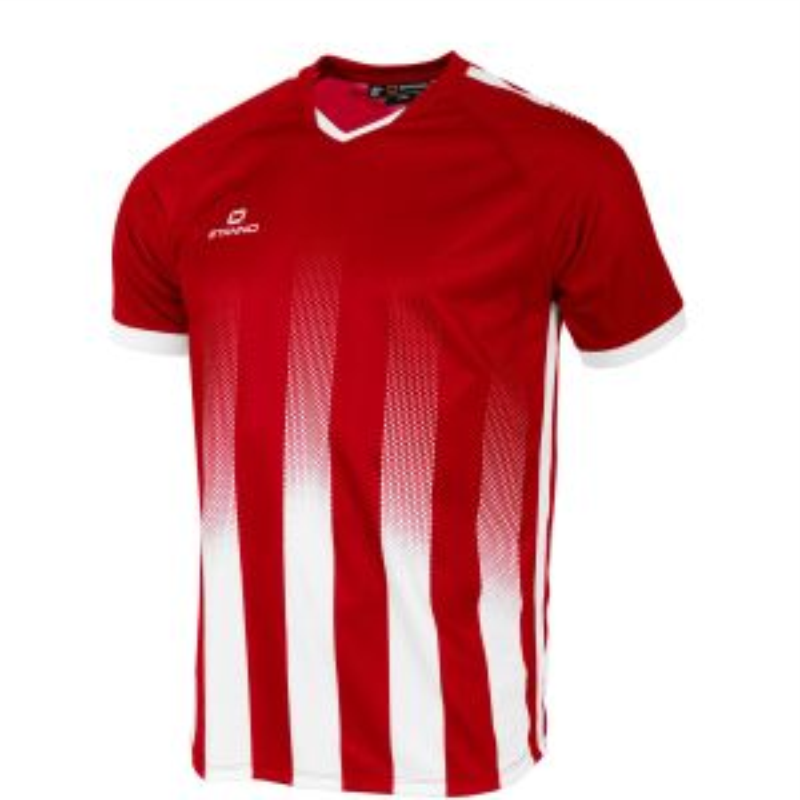 STANNO VIVID SS JERSEY RED WHITE