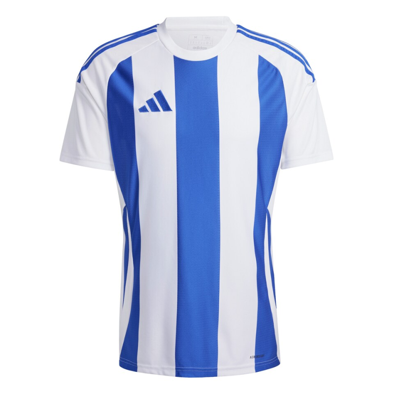 ADIDAS STRIPED 24 JERSEY WHITE TEAM ROYAL BLUE