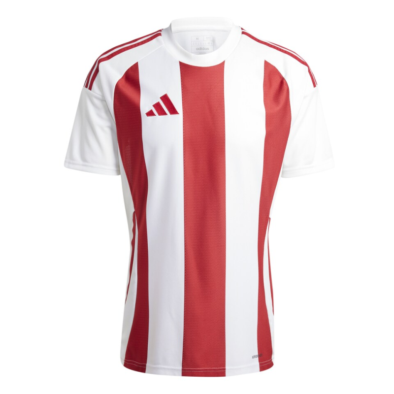 ADIDAS STRIPED 24 JERSEY WHITE TEAM POWER RED