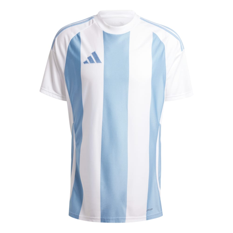ADIDAS STRIPED 24 JERSEY WHITE LIGHT BLUE