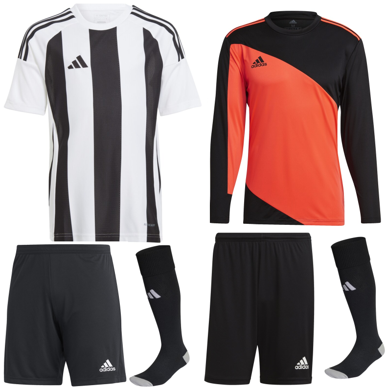 ADIDAS STRIPED 24 KIT BUNDLE WHITE BLACK