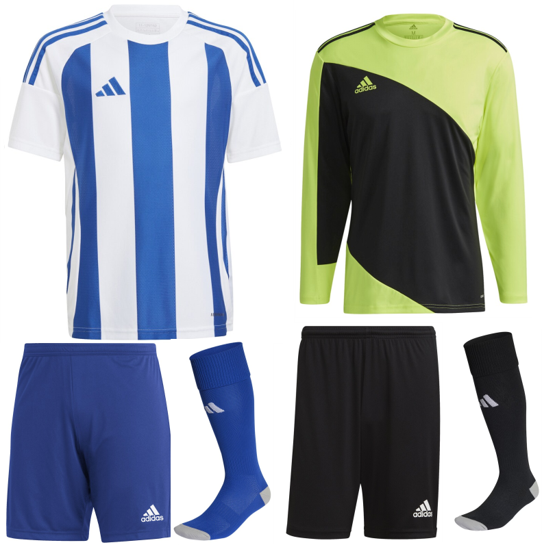 ADIDAS STRIPED 24 KIT BUNDLE WHITE BLUE